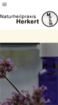 Mobile Screenshot of naturheilpraxis-herkert.de